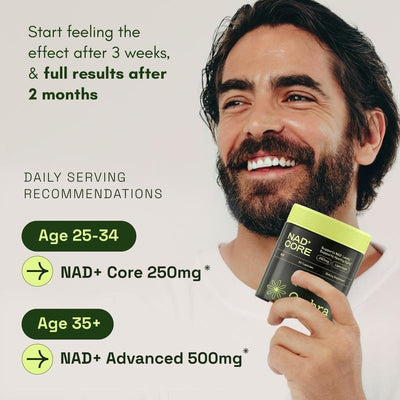 NAD+ Supplement for Skin Aging Support, Energy, and Focus